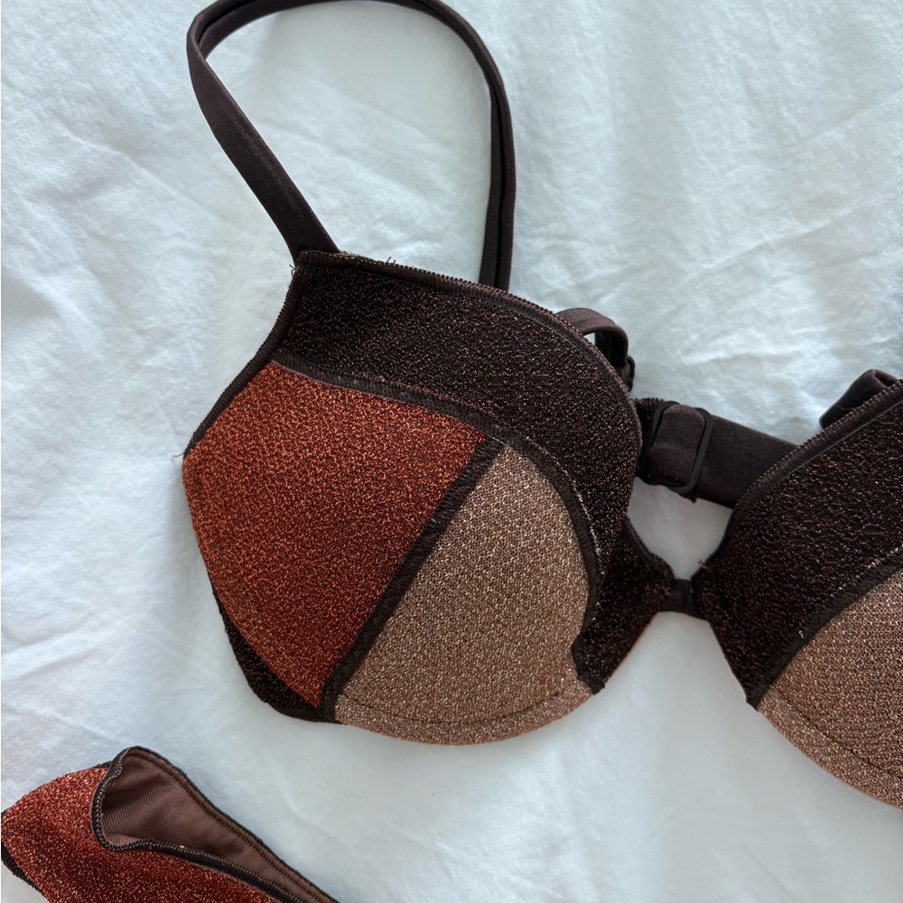 Colorblock Bikini Set - Picture 2 of 2
